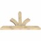 Ekena Millwork Richland Rough Sawn Timber Gable Bracket, Douglas Fir, 72"W x 45"H x 4"D x 6"F, 15/12 Pitch GBW072X45X0406RIC00RDF - alternate 3